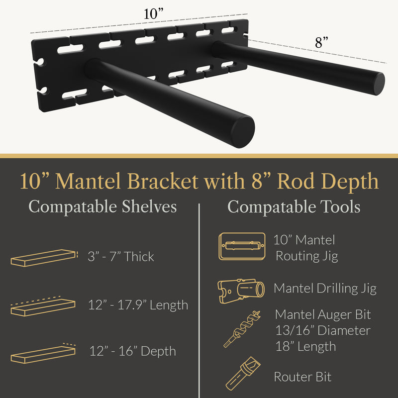 Load image into Gallery viewer, Studlock Mantel Bracket
