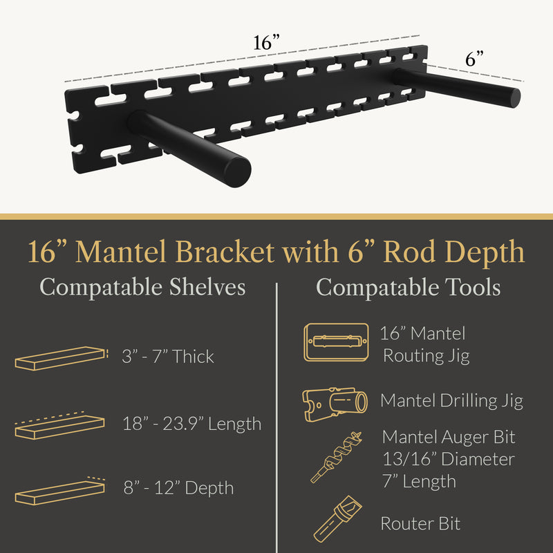 Load image into Gallery viewer, Studlock Mantel Bracket
