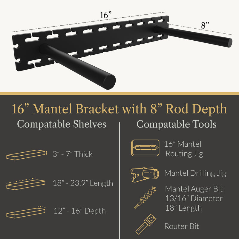 Load image into Gallery viewer, Studlock Mantel Bracket
