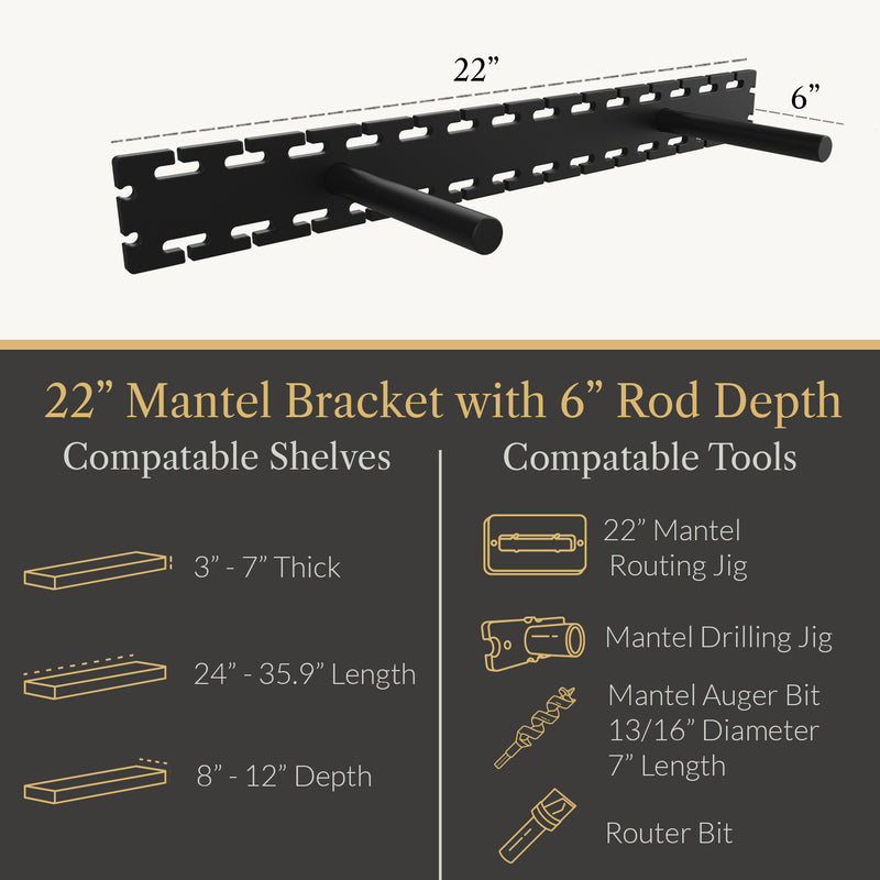 Load image into Gallery viewer, Studlock Mantel Bracket
