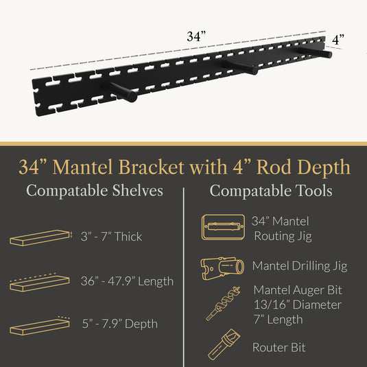 Studlock Mantel Bracket