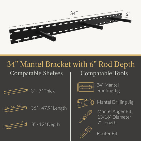 Studlock Mantel Bracket