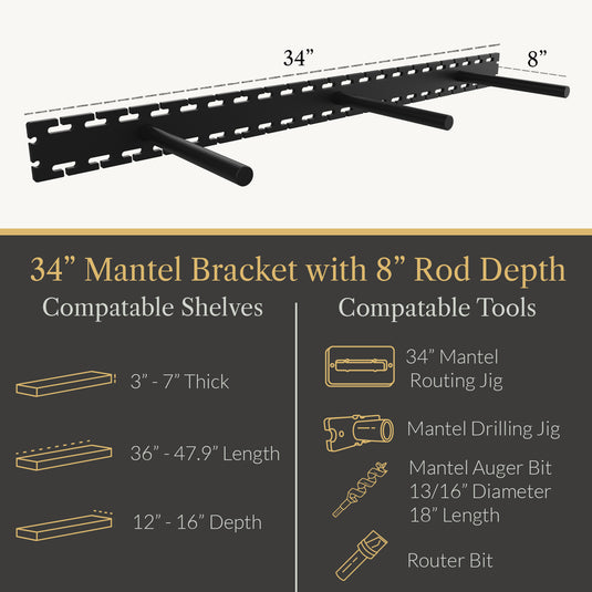 Studlock Mantel Bracket