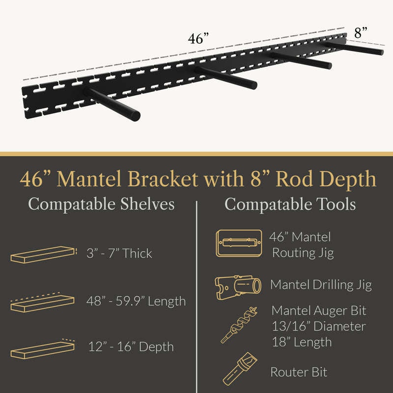 Load image into Gallery viewer, Studlock Mantel Bracket
