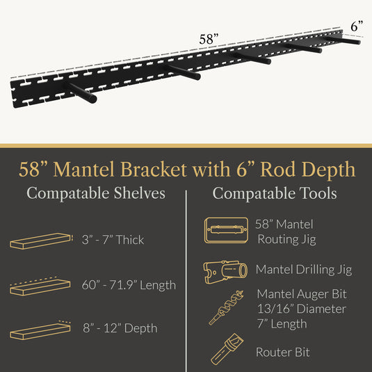 Studlock Mantel Bracket