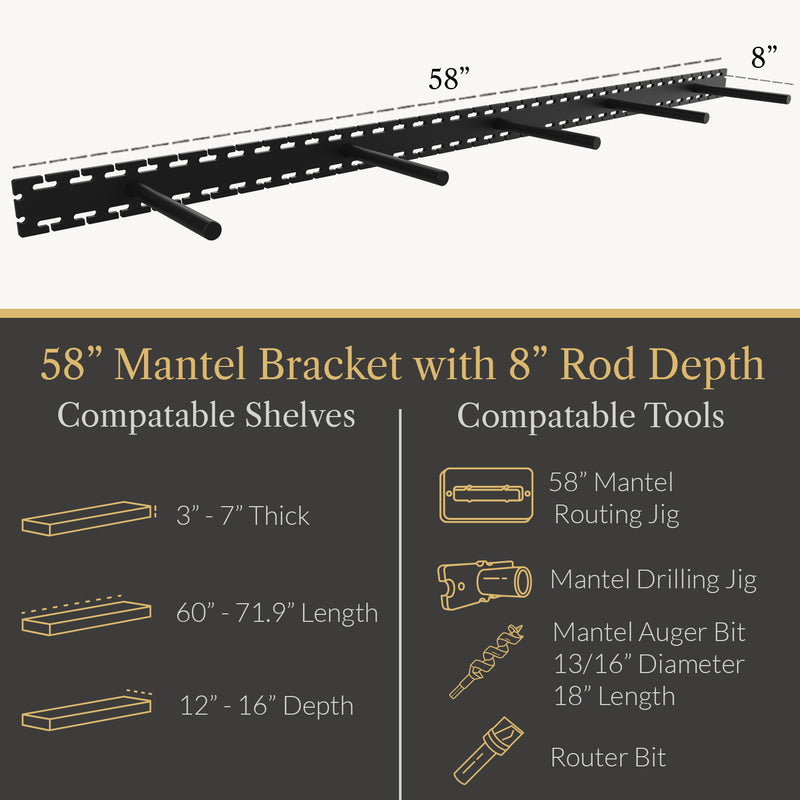 Load image into Gallery viewer, Studlock Mantel Bracket
