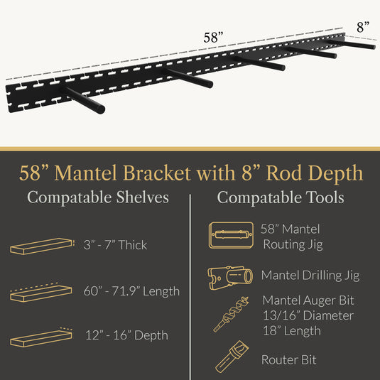Studlock Mantel Bracket
